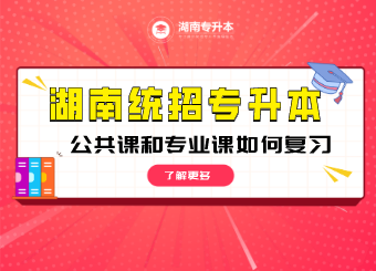 湖南專升本 湖南專升本公共課 湖南專升本專業課