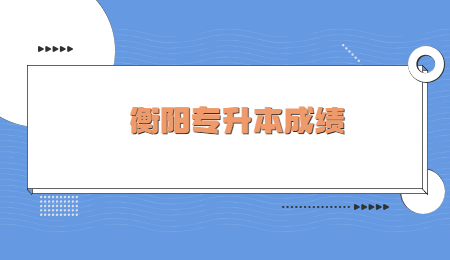 衡陽專升本成績