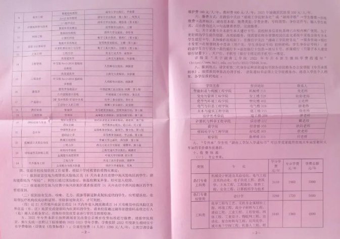 2022年湖南工學院專升本錄取通知書