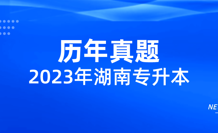 2023年湖南統招專升本大學語文練習題